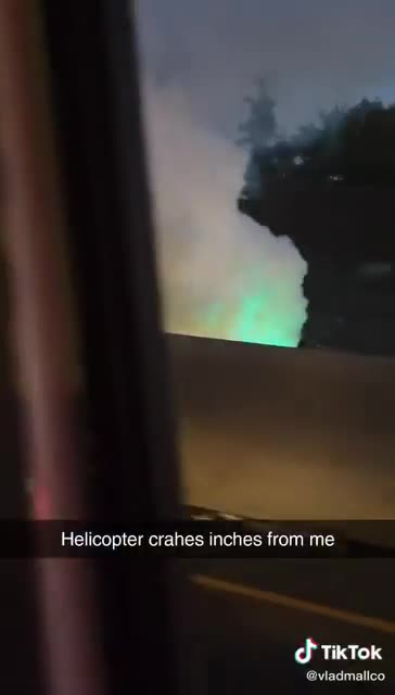 Medical helicopter crash on Highway 50 in Sacramento, California. Multiple victims