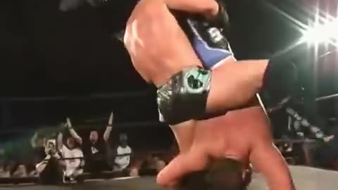 A.J. Styles drops a guy on his head #1