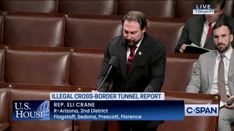 Rep. Eli Crane Speaks on "The Subterranean Border Defense Act"