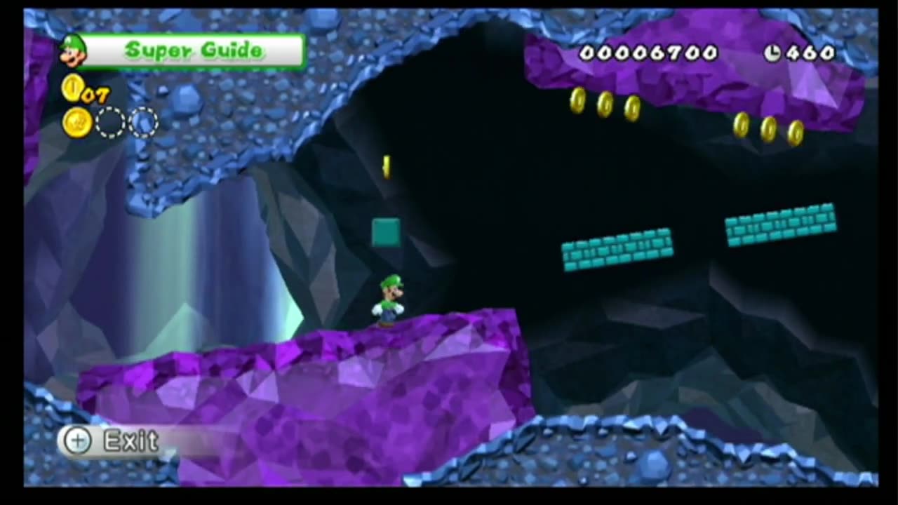 New Super Mario Bros. Wii: Super Guide (Wii) - World 1 (Part 1/NO COMMENTARY)