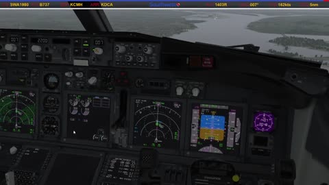 Landing in Washington DC (KDCA)