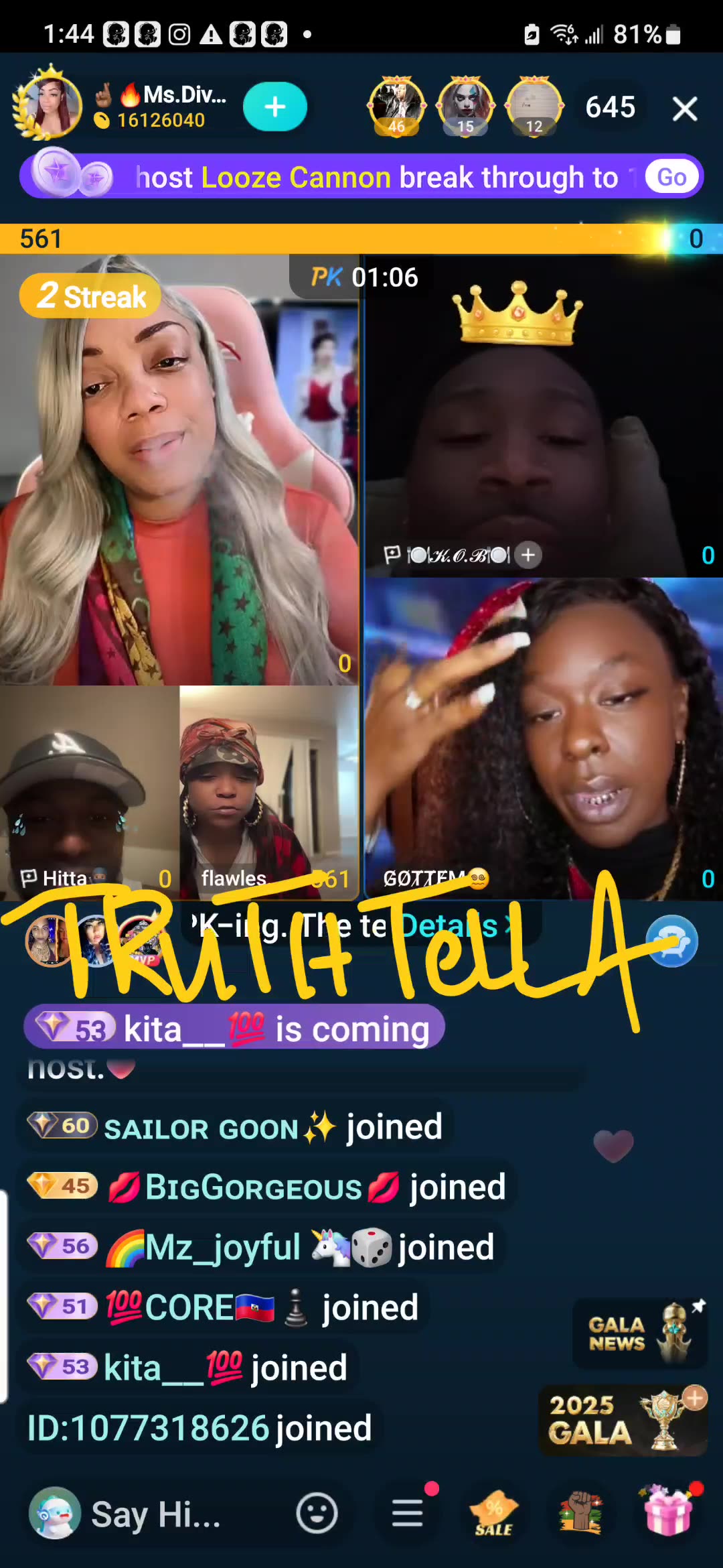 MRS. DIVERSE 3RD SHIFT ON MOMMA ACE HEAD SOLO LIVE & TEAM PK