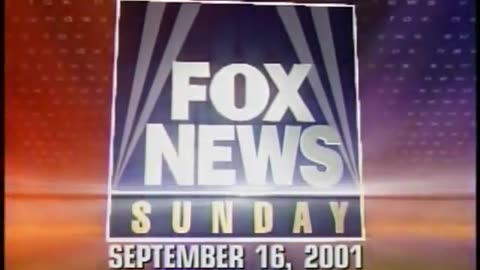 911 FOX News Sunday Two Hour Special September 16, 2001 900am - 915am