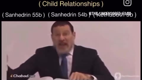 Talmudic Sanctioned Pedophilia