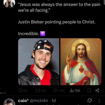 Justin Beiber is Pretending to be christian again