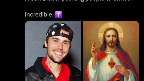 Justin Beiber is Pretending to be christian again