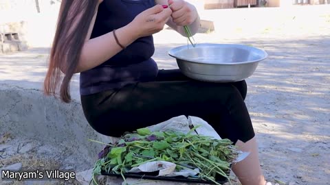 Simple Village Day： Exercise, Cleaning vegetables and daily chores