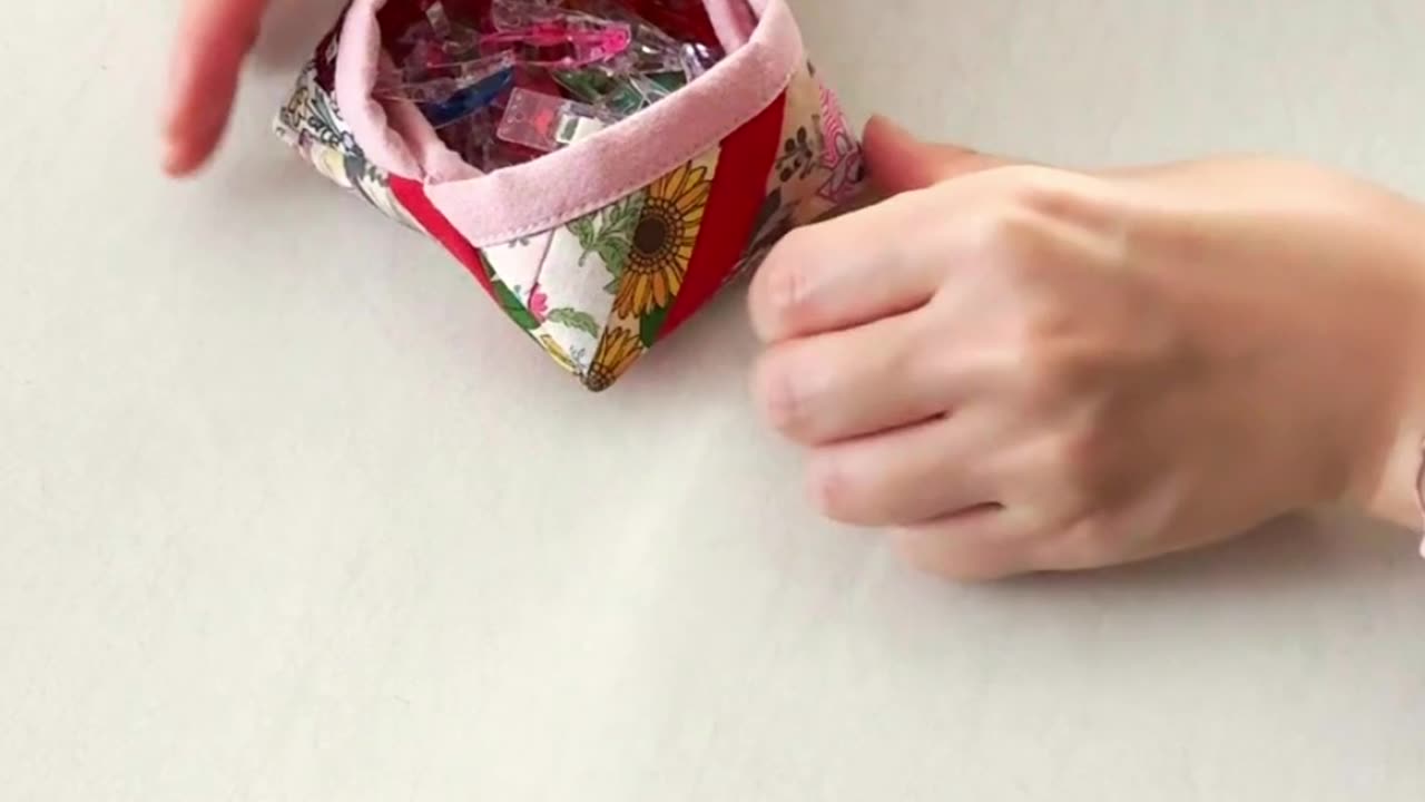 Simple Fabric Container🌼✨ | DIY | Quick Sewing Tips No.319