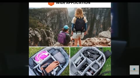 TARION Camera Bag Professional Camera Backpack Case with Laptop Compartment Wate