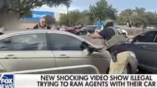 Illegal Alien Rams His Car into Federal Officer's Car ~ by Salty Cracker 1.15.26
