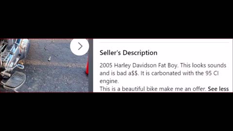 NEW HARLEY CHOPPER PROJECT FATBOY DIRT CHEAP!