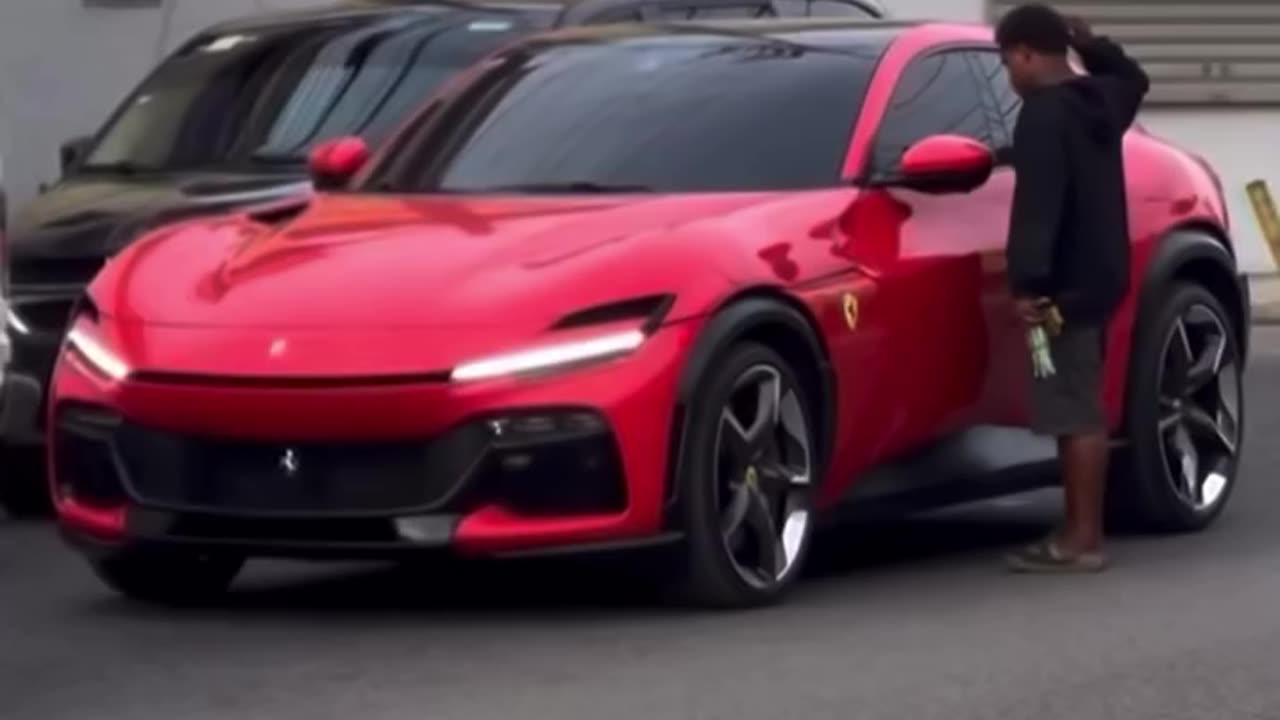 VIDEO: La Fruta en su Ferrari Ayudando