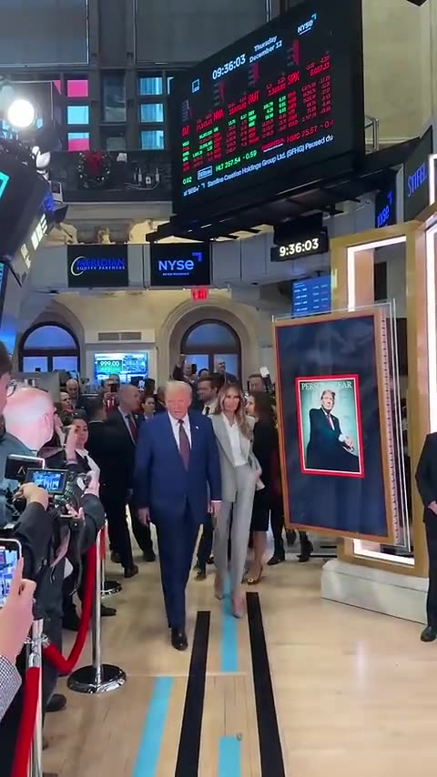 US President-elect Trump set to ring opening bell at New York Stock Exchange