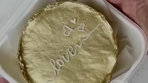 Как сделать Золотой торт🤩✨