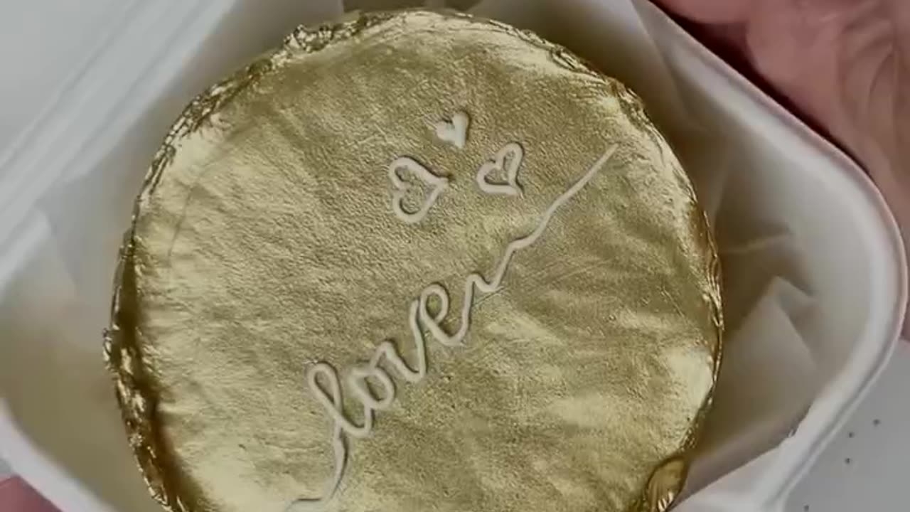 Как сделать Золотой торт🤩✨