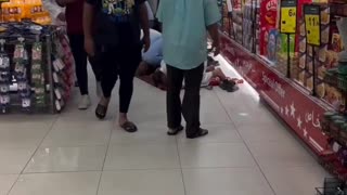 Even at supermarket.