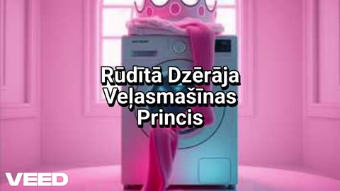 Rūdīts dzērājs Veļasmašīnas Princis
