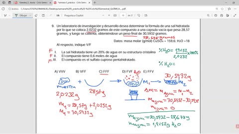 ADC SEMESTRAL PARALELO 2025 | Semana 05 | Química