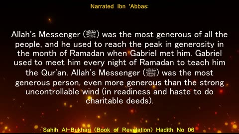 English Translation of Hadith 06 I Sahih Al-Bukhari I Book of Revelation I Book # 1