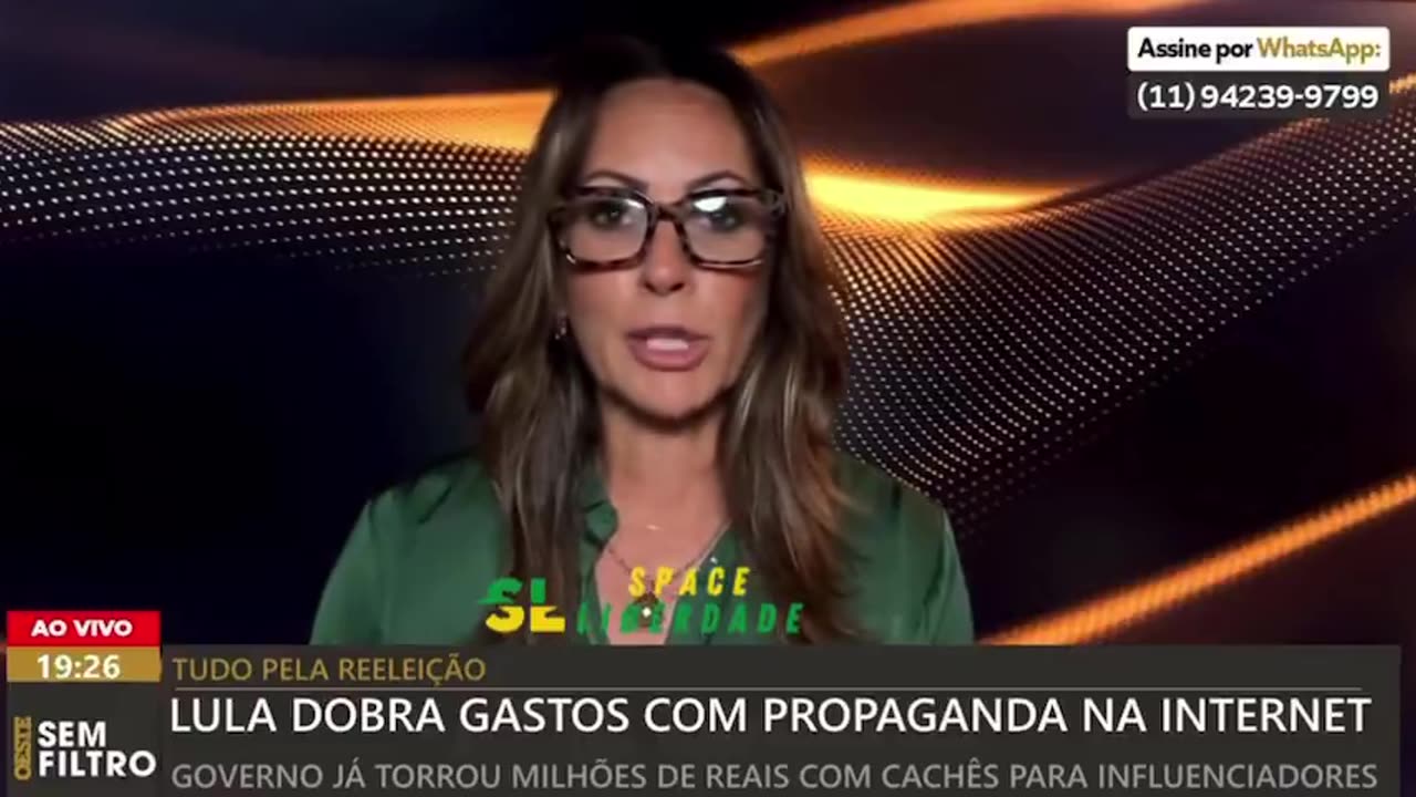 “É o nosso dinheiro sendo gasto para esse tipo de ação. Imaginem 2026.”