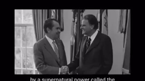 Nixon talking about jews having a death wish - because of their behavior Billy Graham talking about