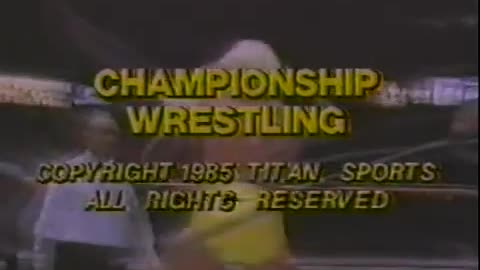 WWF Championship Wrestling Aug 10 1985