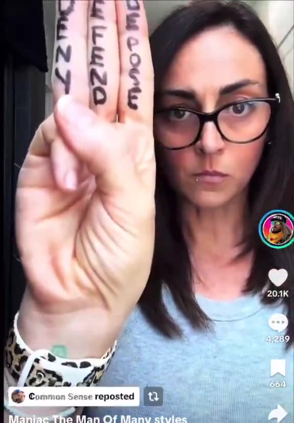 Liberal has threatening message for Trump and his regime