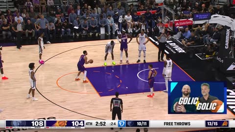 Final 4:01 WILD ENDING Suns vs Grizzlies 👀 | October 29, 2025