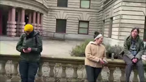 Anti ice protest at city hall