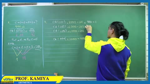 VONEX CICLO MATE 2024 | Semana 12 | Aritmética: Adición Sustracción