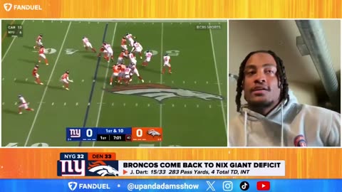Nik Bonitto had to give QB Jaxson Dart his flowers after that wild Week 7 Broncos-Giants game