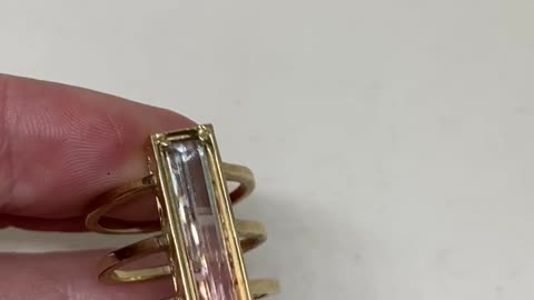 Awesomeness- Sunset Tourmaline triple shank