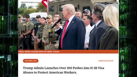 Trump Admin Launches Over 100 Probes into H1B Visa Abuses