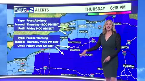 Storm Team 2 evening forecast with Jen Stanonis
