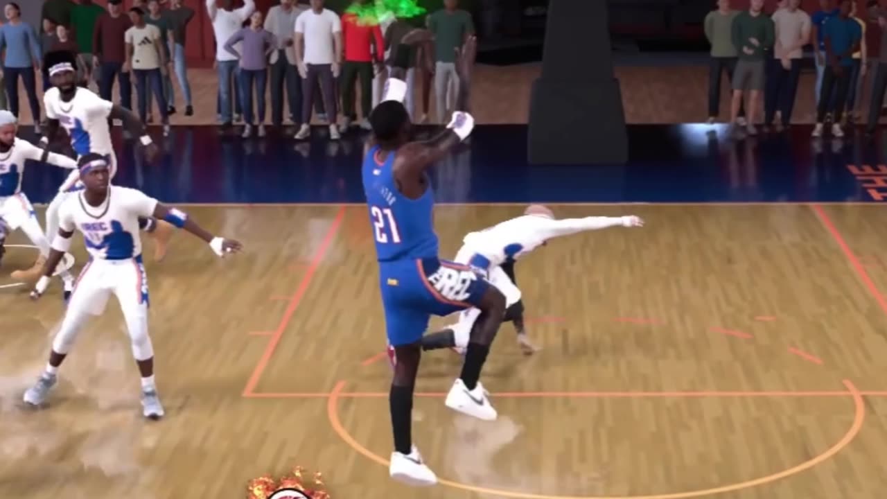 Ankle Breaker 😂😂😂 #crossover #fyp #basketball #2k26 #gaming