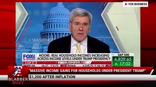 "Massive Income Gains for Households Under President Trump"