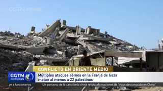 Múltiples ataques aéreos en la Franja de Gaza matan al menos a 22 palestinos