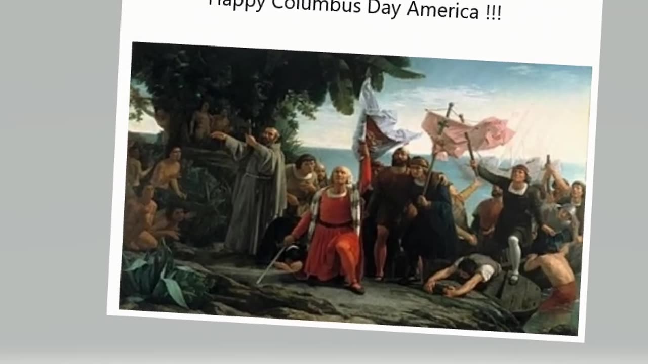 Happy Columbus Day America!!! 10-13-25 https://en.wikipedia.org/wiki/Columbus_Day