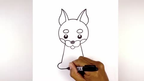 How to Draw A Cartoon Doberman