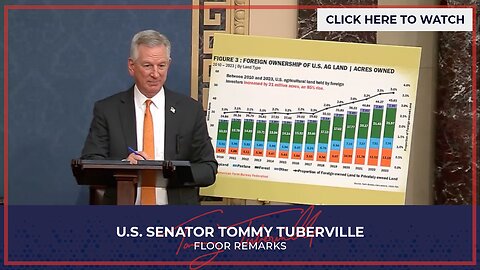 Senator Tuberville Speaks on Senate Floor in Support of Pete Hegseth, Brooke Rollins, and FARM Act