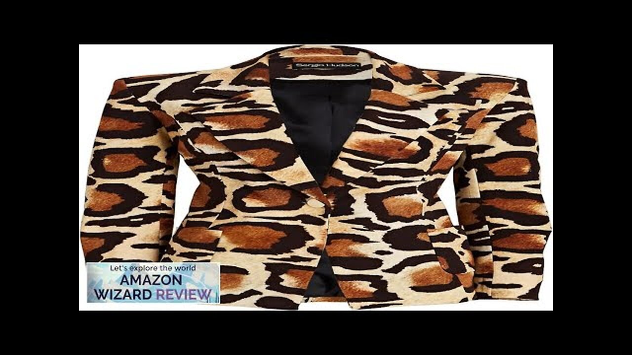 Sergio Hudson Single Notch Safari BlazerBold and bossy in this single-notched blazer by Review