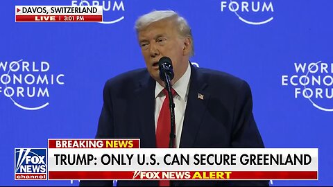 Trump at Davos: Without Us, You’d Be Speaking German — or Japanese