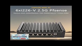 Intel N100 7505 6x i226-V 2.5G Solid Firewall Router Fanless Mini PC Review