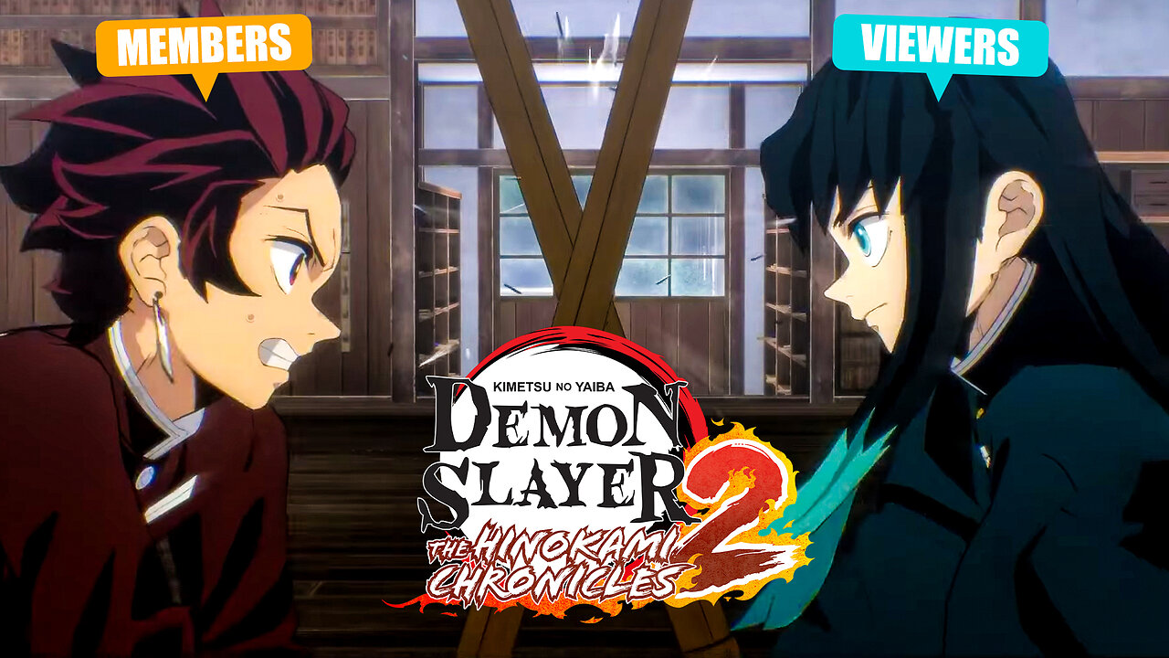 🔴 LIVE MEMBERS VS VIEWERS ⚔ INFINITY CASTLE DLC SOON 🔥 DEMON SLAYER HINOKAMI CHRONICLES 2