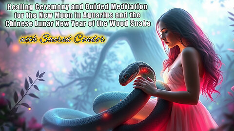 Healing Ceremony and Guided Meditation New Moon Lunar New Year of the Wood Snake (clip from patreon)