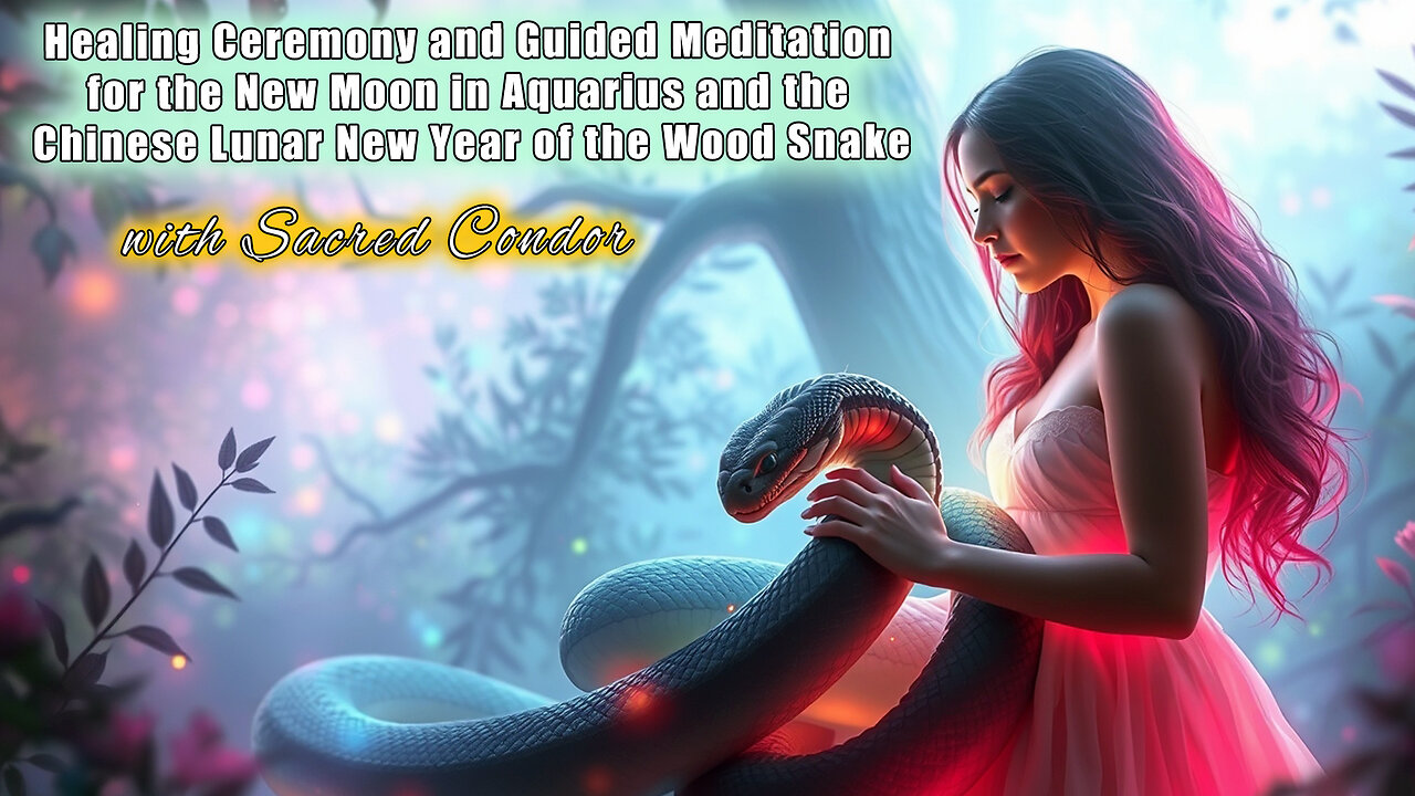 Healing Ceremony and Guided Meditation New Moon Lunar New Year of the Wood Snake (clip from patreon)