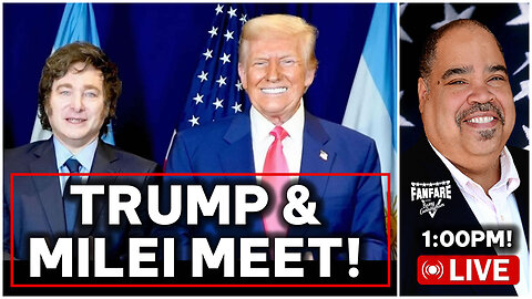 BREAKING NEWS: PRESIDENT TRUMP AND PRESIDENT OF ARGENTINA JAVIER MILEI MEET