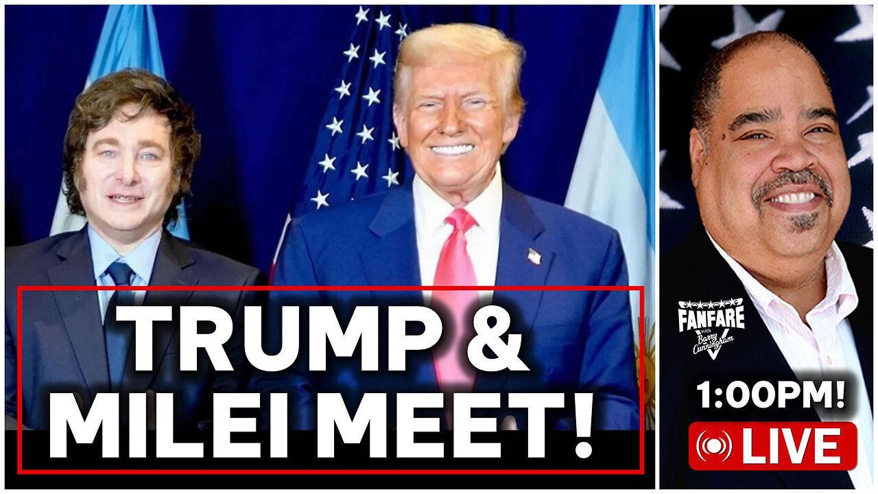 BREAKING NEWS: PRESIDENT TRUMP AND PRESIDENT OF ARGENTINA JAVIER MILEI MEET