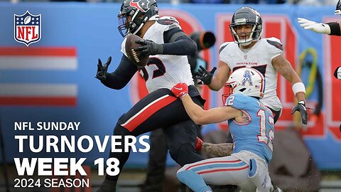 Every Turnover From Sunday | NFL 2024 Season Week 18