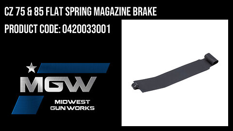 CZ 75 & 85 Flat Spring Magazine Brake - 0420033001